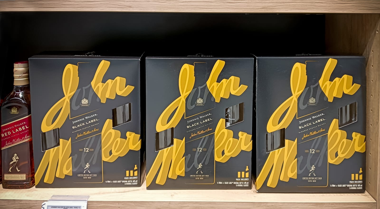 Johnnie Walker at Local Wine Shop