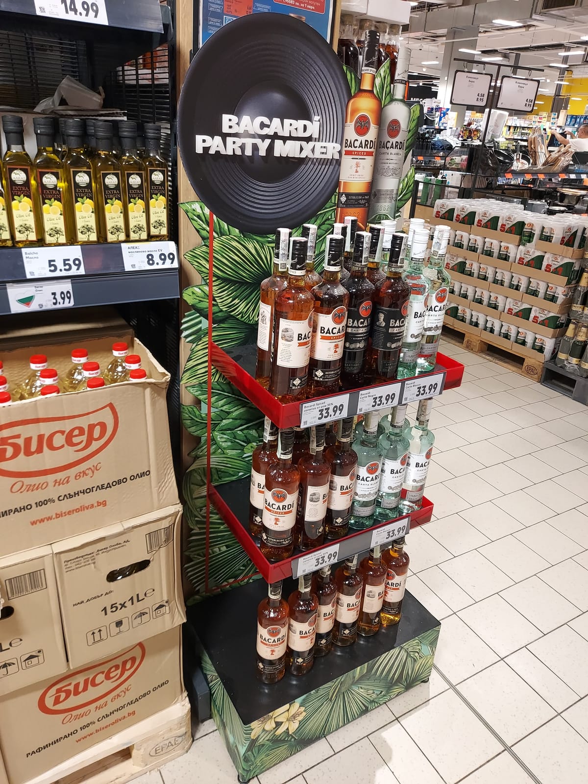 Bacardi at Local Wine Shop