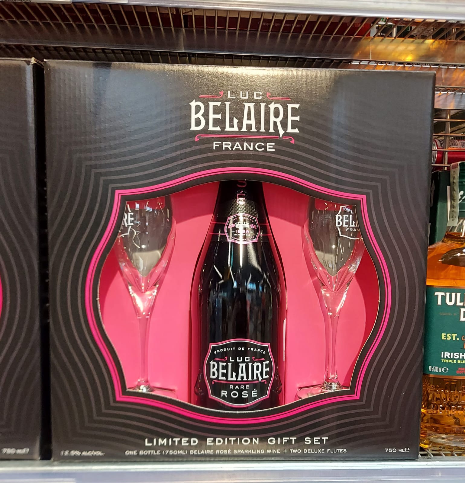 Luc Belaire at Tesco Ireland