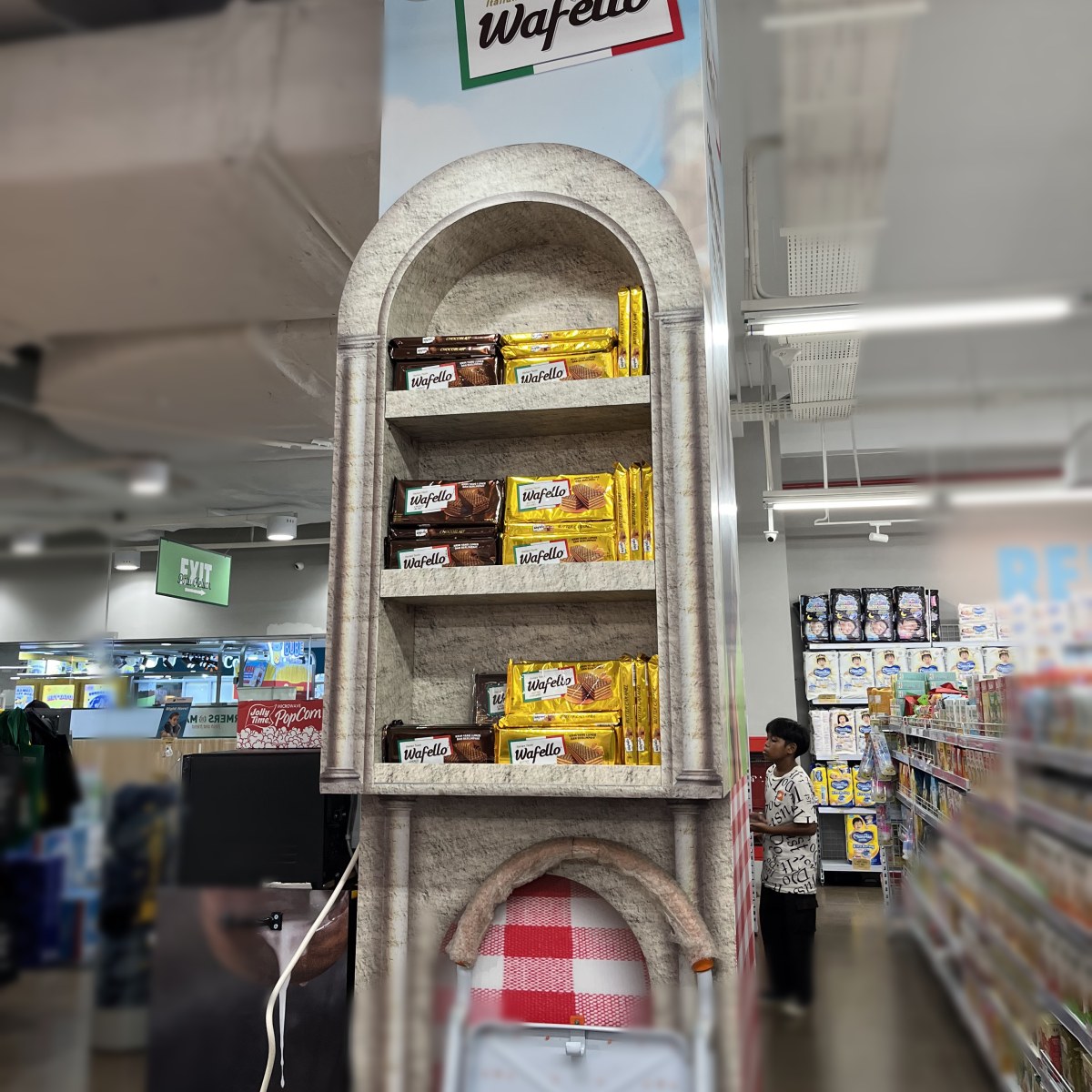 In-store display at Local Wine Shop