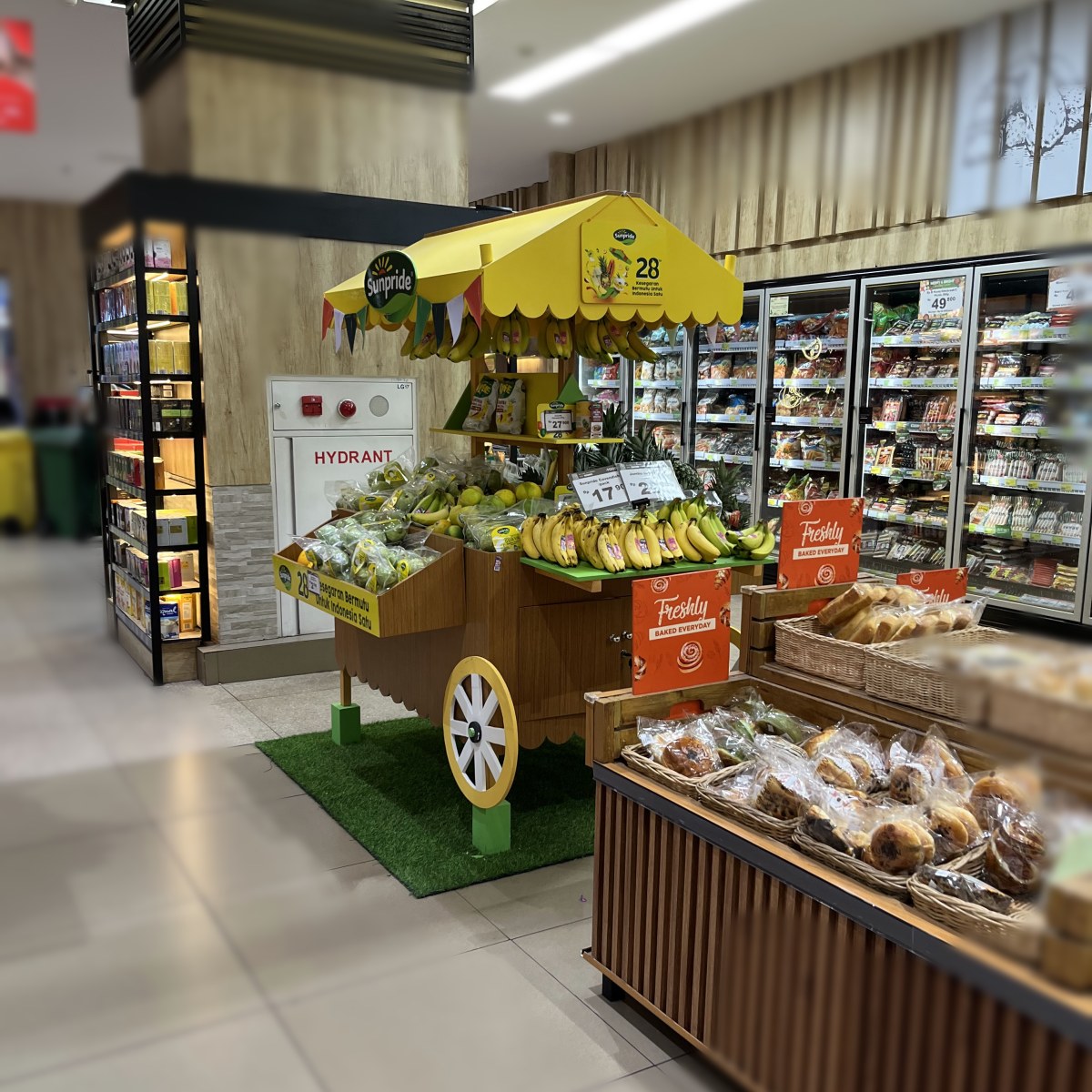 In-store display at Whole Foods